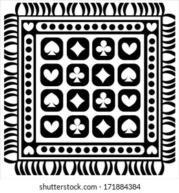 floor mat isolated on white background 