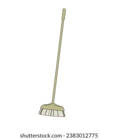 ilustración vectorial de color de pincel de piso