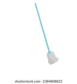 floor mop  color vector illustration