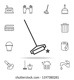 floor mop icon. Cleaning icons universal set for web and mobile