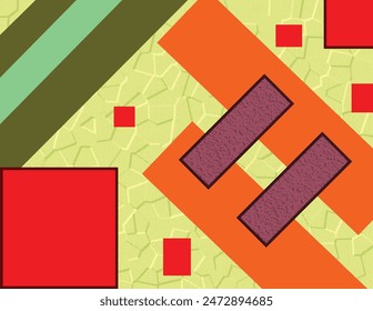 Floor motifs with bright colors create a symmetrical look for fashion vector bebs sizes