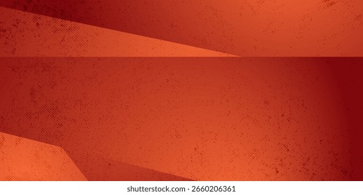 El suelo es naranja y las paredes son rojas como fondo. ilustración de Vector