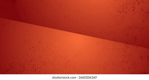 El suelo es naranja y las paredes son rojas como fondo. ilustración de Vector