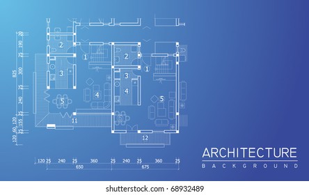 Floor Plan Blueprint