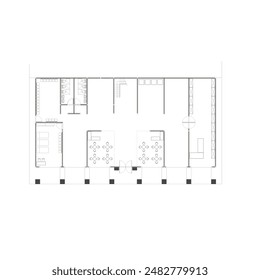 floor plan of a building with large large rooms