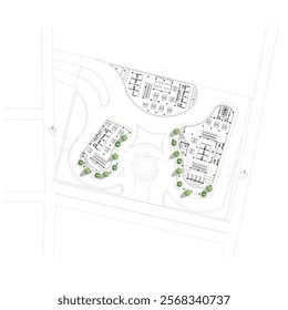 floor plan design for a large and magnificent office