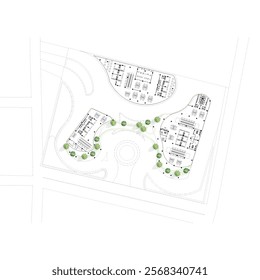 floor plan design for a large and magnificent office