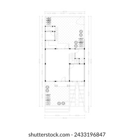 floor plan equipped with room dimensions