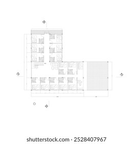 floor plan of the hotel building