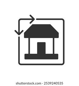 Ícone de Plano de Chão - Ícone de Projeto Apartamento