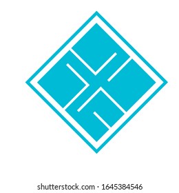 floor plan icon logo vector
