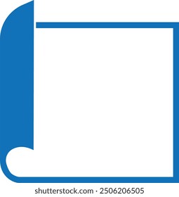 Floor Plan icon. floor mat icon vector (blue version)