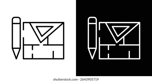 Conceito de símbolo de ícone de planta baixa para design gráfico, Site, IU. EPS