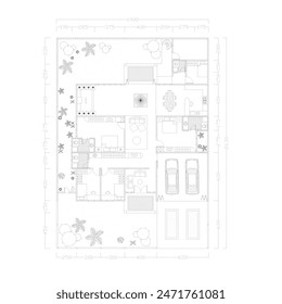 floor plan or interior plan of a large and luxurious residence