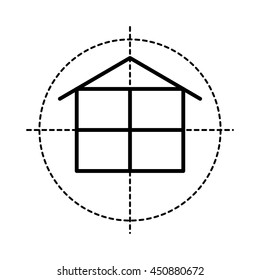 floor plan  isolated icon design, vector illustration  graphic 
