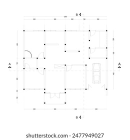 floor plan of a large and luxurious residence