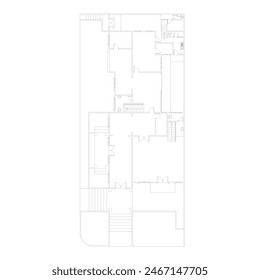 floor plan of a large residential home