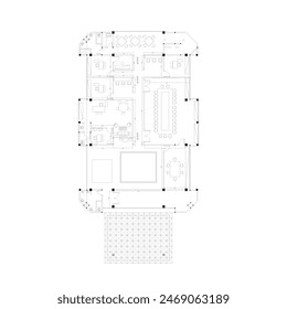 floor plan of an office building