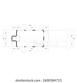 floor plan for open space building