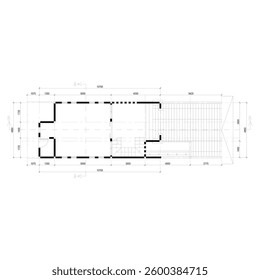 floor plan for open space building