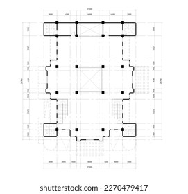 floor plan sketch of the grand mosque intended for Muslims