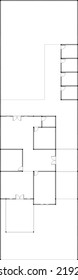 floor plan sketch with lots of room for big family