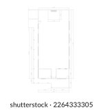 floor plan sketch of meetinghouse