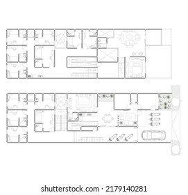 floor plan sketches and interior plans for homes and lodgings into one