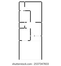 plantas de chão ou layouts de parede para residências