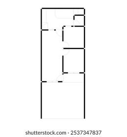 plantas de chão ou layouts de parede para residências