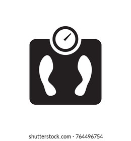 floor scale icon illustration isolated vector sign symbol
