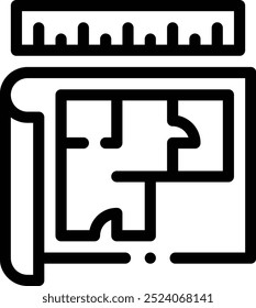 floor scrubber icon. Thin Linear Style Design Isolated On White Background