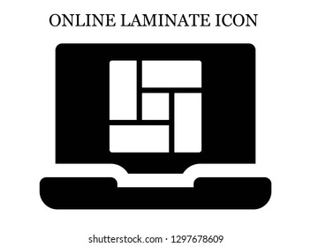 Floor search icon. Editable Floor search icon for web or mobile.
