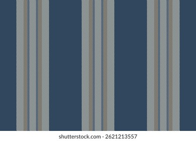 Fondo de textura textil de piso, Vector de rayas mexicas sin costuras. Líneas de patrón de tela de Vertical delgada en la paleta de colores cian y claros.