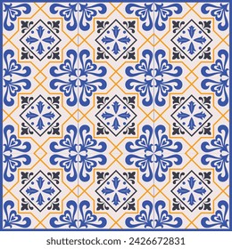Bodenfliese Orientalische Spanien Kollektion nahtlose Texturen Portugal geometrische Keramik Vektor Arabesque