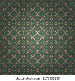 Floor tiles, porcelain ceramic tile, geometric seamless pattern for surface and floor, marble floor tiles. Vector abstract background in blue, brown and green colors.
