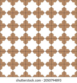 Floor tiles seamless pattern. Vector pattern