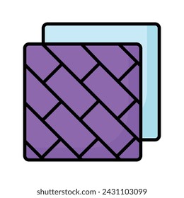 Floor tiles vector design, flooring icon with pixel perfect graphics