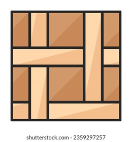 Floor vector icon.Color vector icon isolated on white background floor.