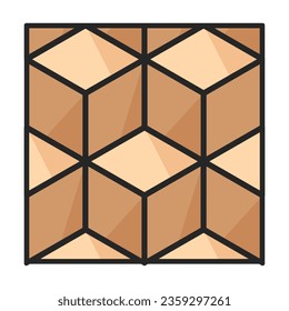 Floor vector icon.Color vector icon isolated on white background floor.