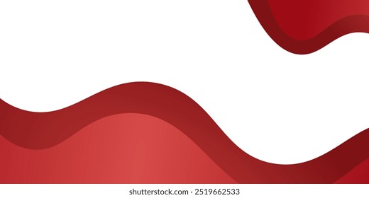 The floor and walls of the room are red background simple for banner