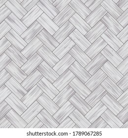 Floor wood parquet. Flooring wooden seamless pattern. Design zigzag laminate. Parquet rectangular herringbone. Floor tile parquetry plank. Hardwood tiles. Rectangles slabs wooden. Vector background