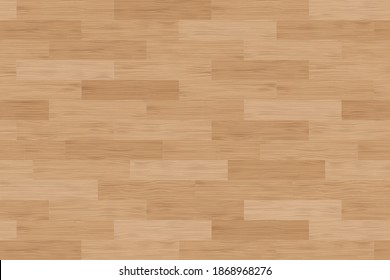 Floor wood parquet. Flooring wooden seamless pattern. Design laminate. Parquet rectangular tessellation. Floor tile parquetry plank. Hardwood tiles. Rectangles slabs brown wooden. Vector background - Shutterstock ID 1868968276
