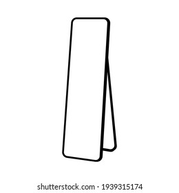 Los marcos de madera del suelo reflejan las formas dispuestas. Ilustración vectorial.