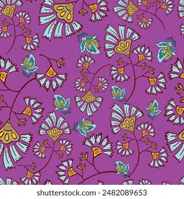 Flooral flower allover design for wallpaper and prints