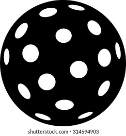 Floorball ball icon