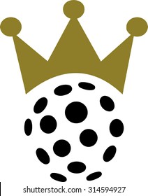 Floorball with crown