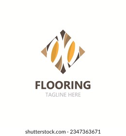 Flooring Logo design, custom Layer Vector elegant business store building