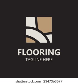 Flooring Logo design, custom Layer Vector elegant business store building