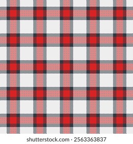 Flooring pattern background textile, creation plaid vector texture. Newborn check fabric seamless tartan in white and dark colors palette.